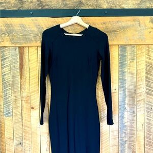 Long sleeve bebe midi dress EUC